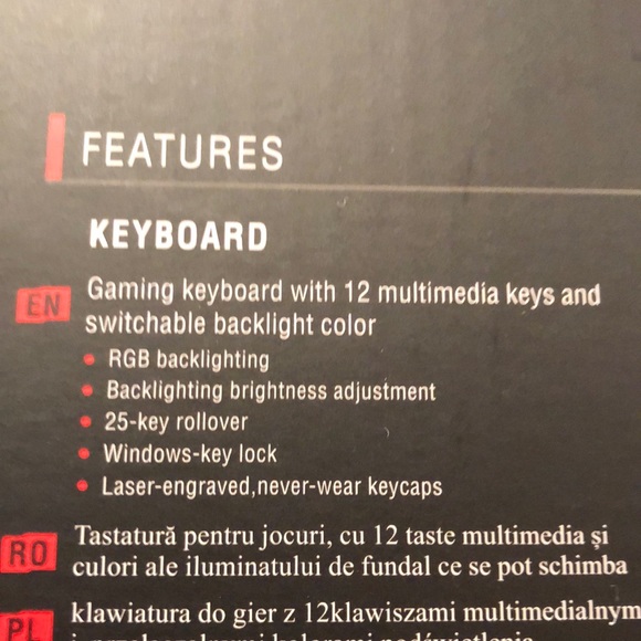 NWT unopened Redragon gaming essentials Keyboard/Mouse/Mousepad - Picture 11 of 16